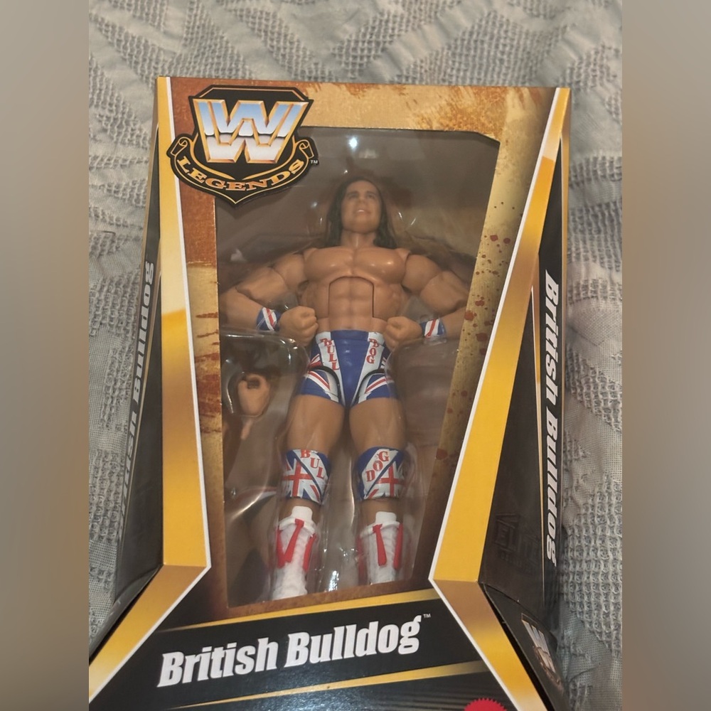 British Bulldog WWE Elite Collection Legends Series 29 Action Figure New in Box - Picture 2 of 5